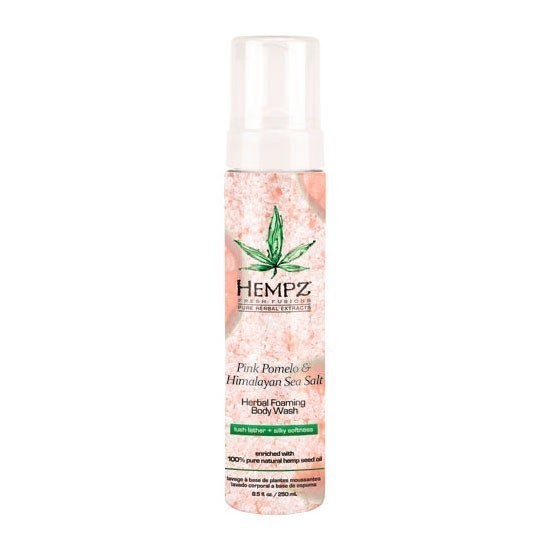 гель-мусс для душа помело и гималайская соль / pink pomelo & himalayan sea salt herbal foaming body 