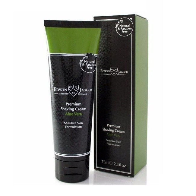 крем для бритья edwin jagger aloe vera 75 мл