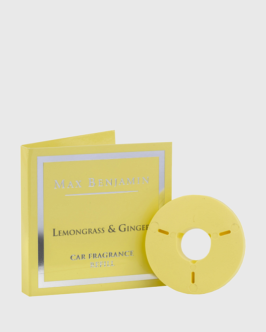 lemongrass & ginger рефил к аромадиффузору для автомобиля, 1шт