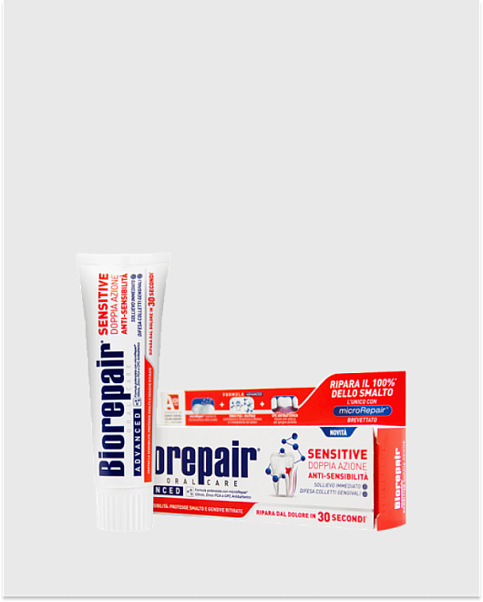 зубная паста сенситив двойное действие sensitive double action 75 мл biorepair (биорепейр) (12) 