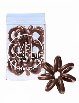 резинка-браслет для волос invisibobble nano pretzel brown резинка-браслет для волос invisibobble nano pretzel brown