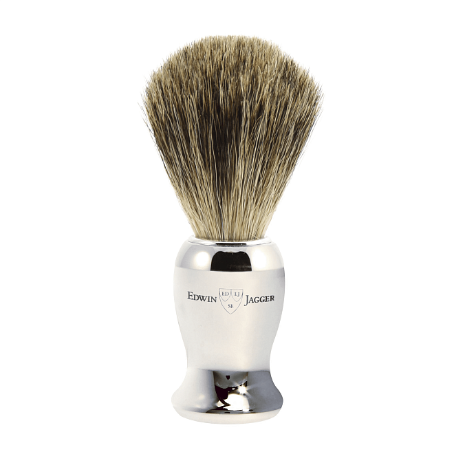 помазок edwin jagger 81sb719cr хром барсучий ворс