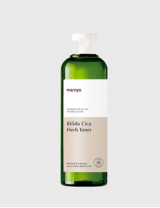 успокаивающий тонер для лица ma:nyo “bifida cica herb toner”, 210ml успокаивающий тонер для лица ma:nyo “bifida cica herb toner”, 210ml
