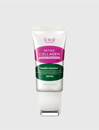 сыворотка коллагеновая с роликом - retino collagen small molecule 300 guasha lifting serum, 40мл