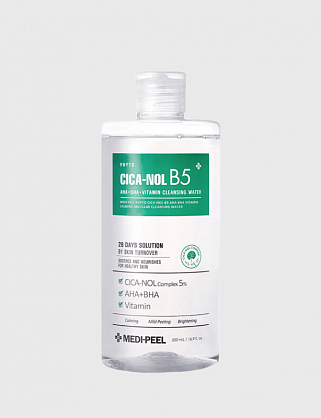 phyto cica-nol b5 ahabha vitamin calming cleansing water (500ml) мицеллярная вода с кислотами phyto cica-nol b5 ahabha vitamin calming cleansing water (500ml) мицеллярная вода с кислотами