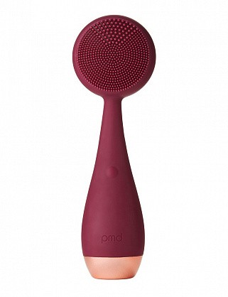 силиконовая щёточка для очищения про, пурпурный – pmd clean pro berry with rose gold
