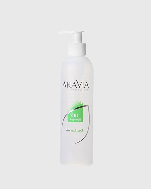 "aravia professional" масло после депиляции с экстрактом мяты, 300мл./16