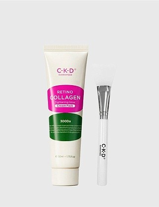 набор маска-пленка с ретинолом+кисть - retino collagen small molecule 300 tightening cream, 50мл