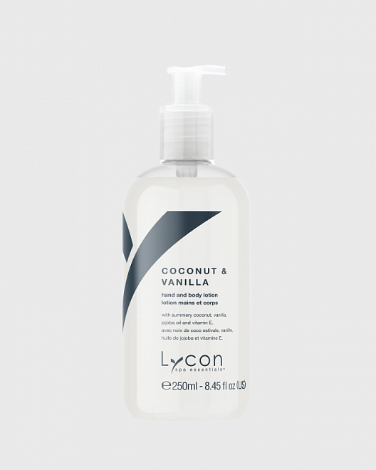 coconut & vanilla hand & body lotion - лосьон для рук и тела - кокос и ваниль, 250 мл