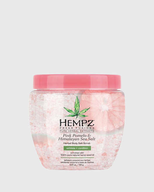 скраб для тела помело и гималайская соль / pink pomelo & himalayan sea salt herbal body salt scrub (