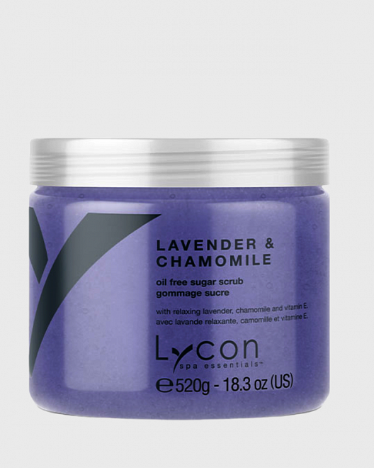 lavender & chamomile sugar scrub - скраб для тела - лаванда и ромашка, 520г