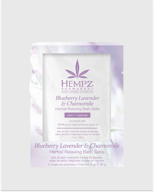 соль для ванны расслабляющая лаванда, ромашка, и дикие ягод/blueberry lavander & chamomile herbal  