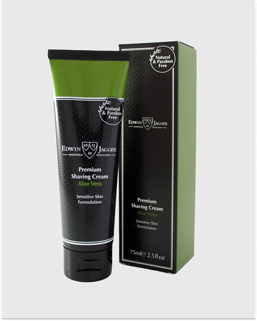 крем для бритья edwin jagger aloe vera 75 мл