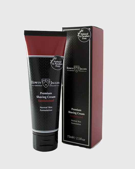 крем для бритья edwin jagger sandalwood 75 мл