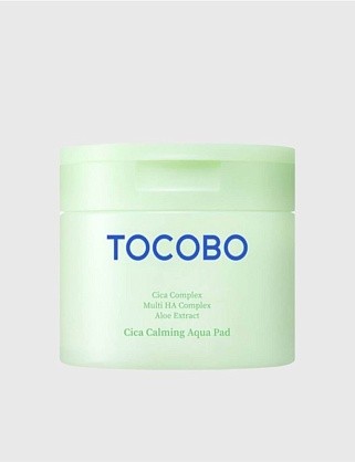 tocobo тонер-пэды успокаивающие с центеллой - cica calming aqua pad, 60шт tocobo тонер-пэды успокаивающие с центеллой - cica calming aqua pad, 60шт