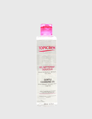 мягкий очищающий гель 200 мл topicrem т830