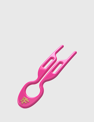 бокс (3 шт) шпилька hairpin no1 - розовый неон (strawberry pink) бокс (3 шт) шпилька hairpin no1 - розовый неон (strawberry pink)