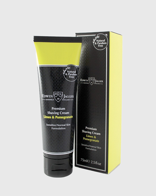 крем для бритья edwin jagger limes & pomegranate 75 мл