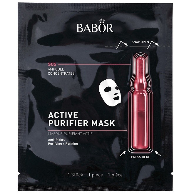 ампульная маска для проблемной кожи / active purifier + mask