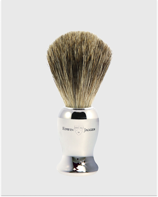 помазок edwin jagger 81sb719cr хром барсучий ворс