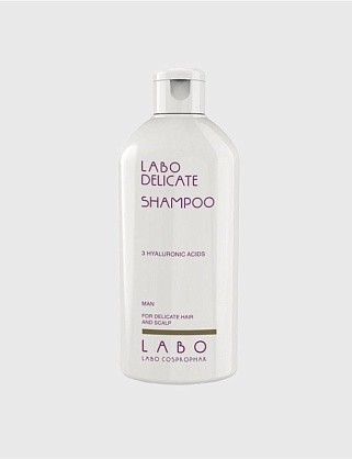 labo delicate shampoo 3ha шампунь для чувствительной кожи головы для женщин, 200 мл