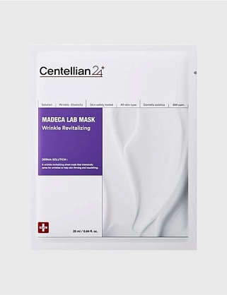 маска тканевая восстанавливающая - madeca lab mask wrinkle revitalizing, 25мл