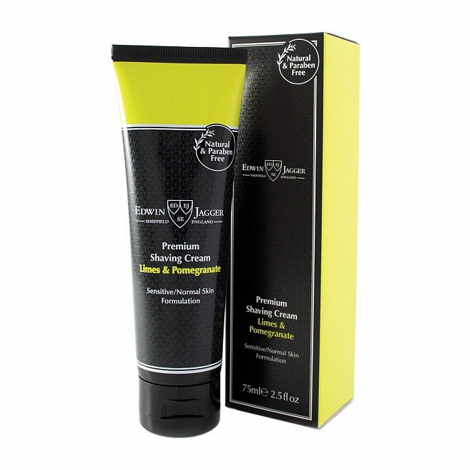 крем для бритья edwin jagger limes & pomegranate 75 мл