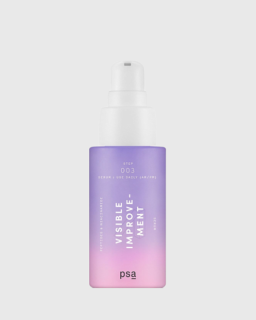 psa visible improvement peptides & niacinamide serum мультифункциональная сыворотка с пептидами 30мл