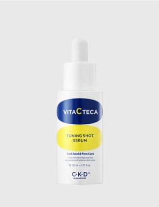 ампула для лица с витамином с и спикулами - vita c teca toning shot serum, 30 мл