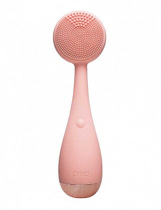силиконовая щёточка для очищения (базовая), пудровый – pmd clean blush