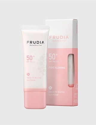 frudia солнцезащитный крем-праймер с матирующим эффектом spf50+/pa+++ (40 г) / frudia velvet fit blu