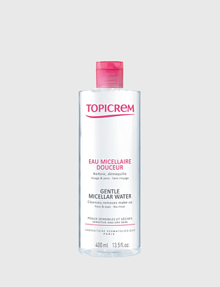 мягкая мицеллярная вода 400 мл topicrem