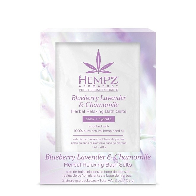 соль для ванны расслабляющая лаванда, ромашка, и дикие ягод/blueberry lavander & chamomile herbal  