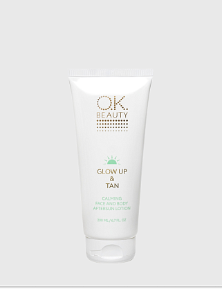 лосьон после загара для лица и тела успокаивающий ok beauty glow up & tan (6695) лосьон после загара для лица и тела успокаивающий ok beauty glow up & tan (6695)