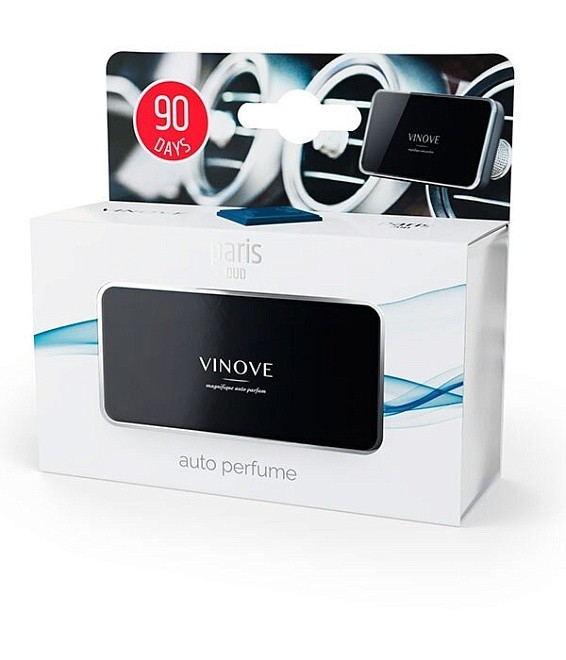 ароматизатор для автомобиля / vinove original /черный с серебром / paris / париж