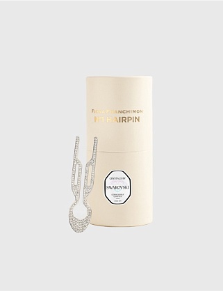 металлическая шпилька hairpin no1 swarovski в тубусе, 1 шт - белое золото - white gold steel металлическая шпилька hairpin no1 swarovski в тубусе, 1 шт - белое золото - white gold steel