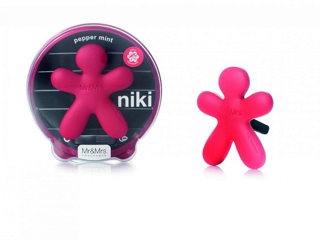 ароматизатор для автомобиля /niki/ красный/pepper mint/ перечная мята