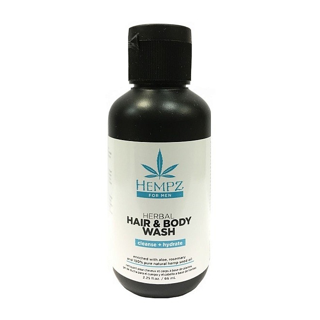 мужской шампунь для волос и тела / men’s herbal hair & body wash (66ml)