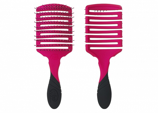wet brush щетка pro flex dry paddle д/быстрой сушки голубая (580662) прямоугольная с мягкой ручкой 