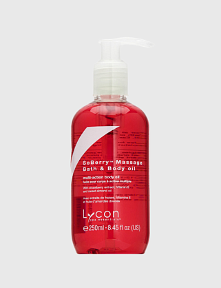 soberry massage & bath oil - масло косметическое для ванны и массажа с клубникой и миндалем, 250 мл soberry massage & bath oil - масло косметическое для ванны и массажа с клубникой и миндалем, 250 мл