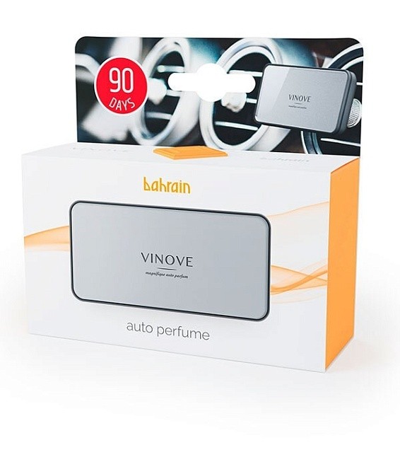 ароматизатор для автомобиля / vinove original / серебристый/бахрейн