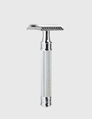 т-образная бритва muehle traditional, c удлиненной ручкой, хром, open comb т-образная бритва muehle traditional, c удлиненной ручкой, хром, open comb