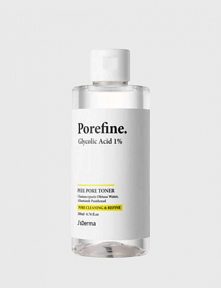 jsderma porefine peel pore toner glycolic acid 1% toner (200ml) пилинг тонер с гликолевой кислотой jsderma porefine peel pore toner glycolic acid 1% toner (200ml) пилинг тонер с гликолевой кислотой
