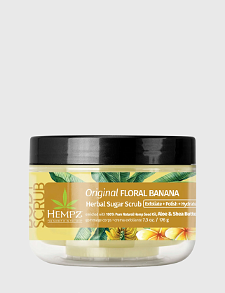 скраб сахарный для тела оригинальный / hempz original floral banana herbal sugar scrub (176g) скраб сахарный для тела оригинальный / hempz original floral banana herbal sugar scrub (176g)